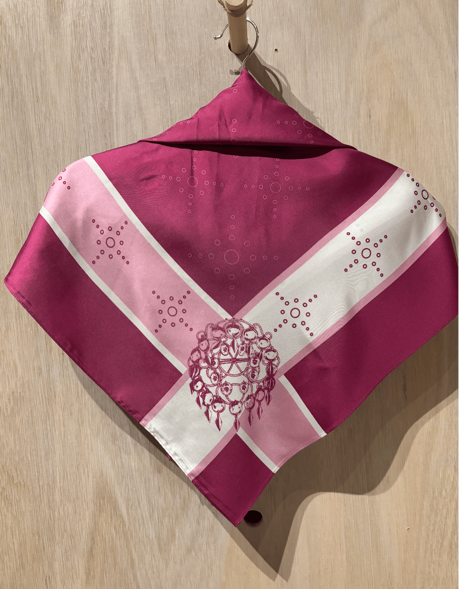 Abantis pink risku shawl